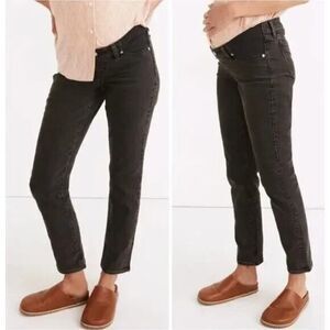 NEW Madewell‎ Maternity Side-Panel Perfect Vintage Jeans in Lunar Wash, 24